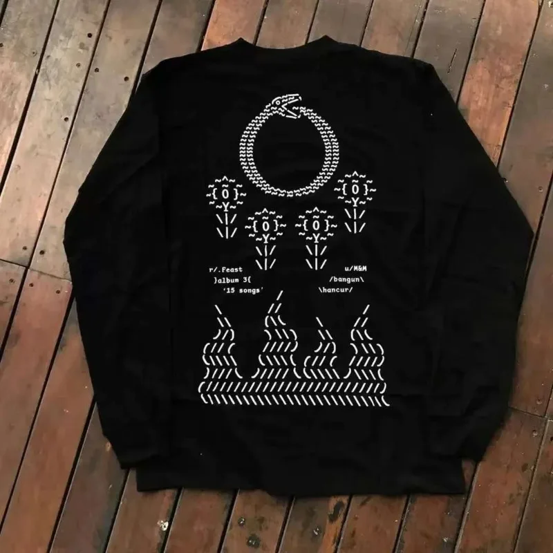 

2025 High Street, панк, хип-хоп, тренд, мужской пуловер, американская готика, Harajuku, темная стильная одежда, повседневные свободные толстовки большого размера