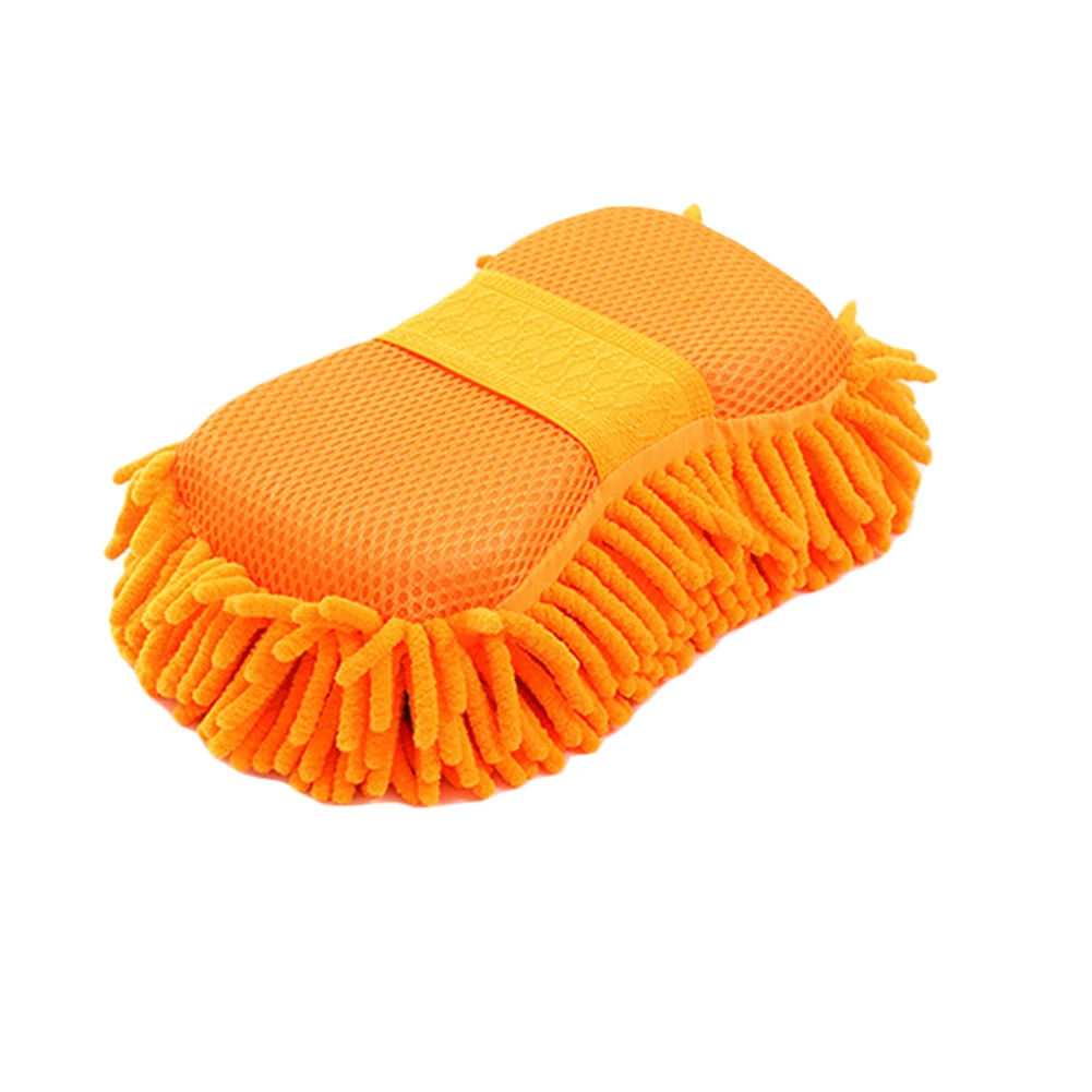 

Hot Sale Car Wash Gloves Car Cleaning Sponge Car Window Cleaning Ultrafine Fiber Chenille Anthozoan Washer Sponge Brush Supplies