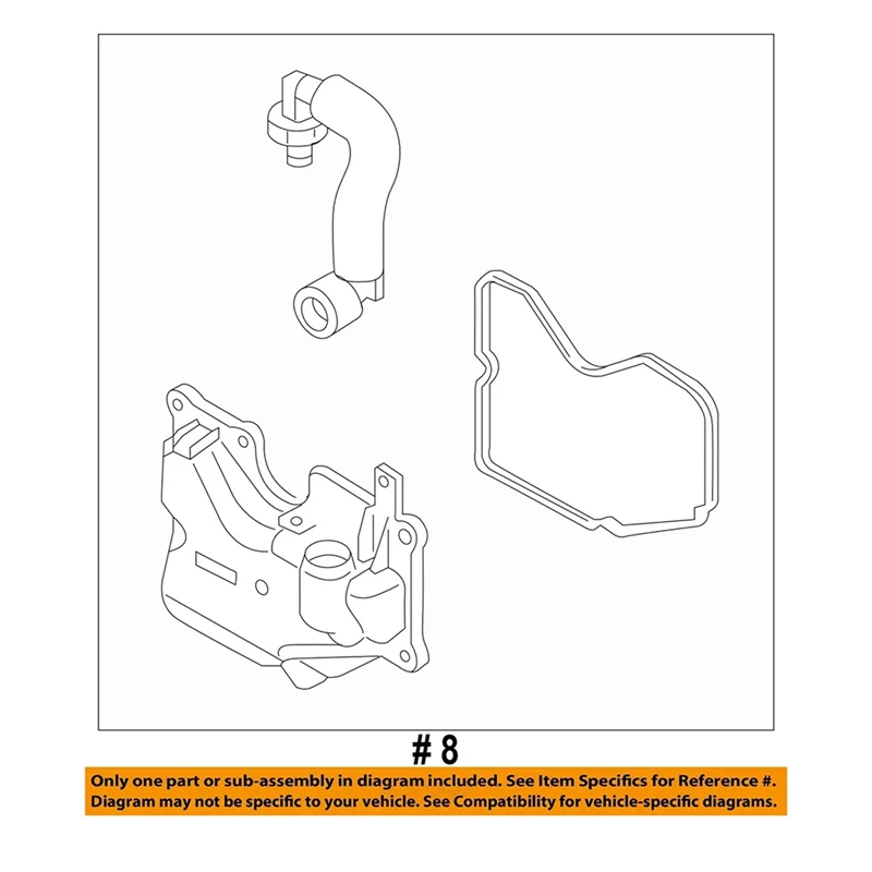 Oil Distributor Cover Emission System Separator Oil Distributor For Ford Focus CM5E-6A785AA CP9Z-6A785A
