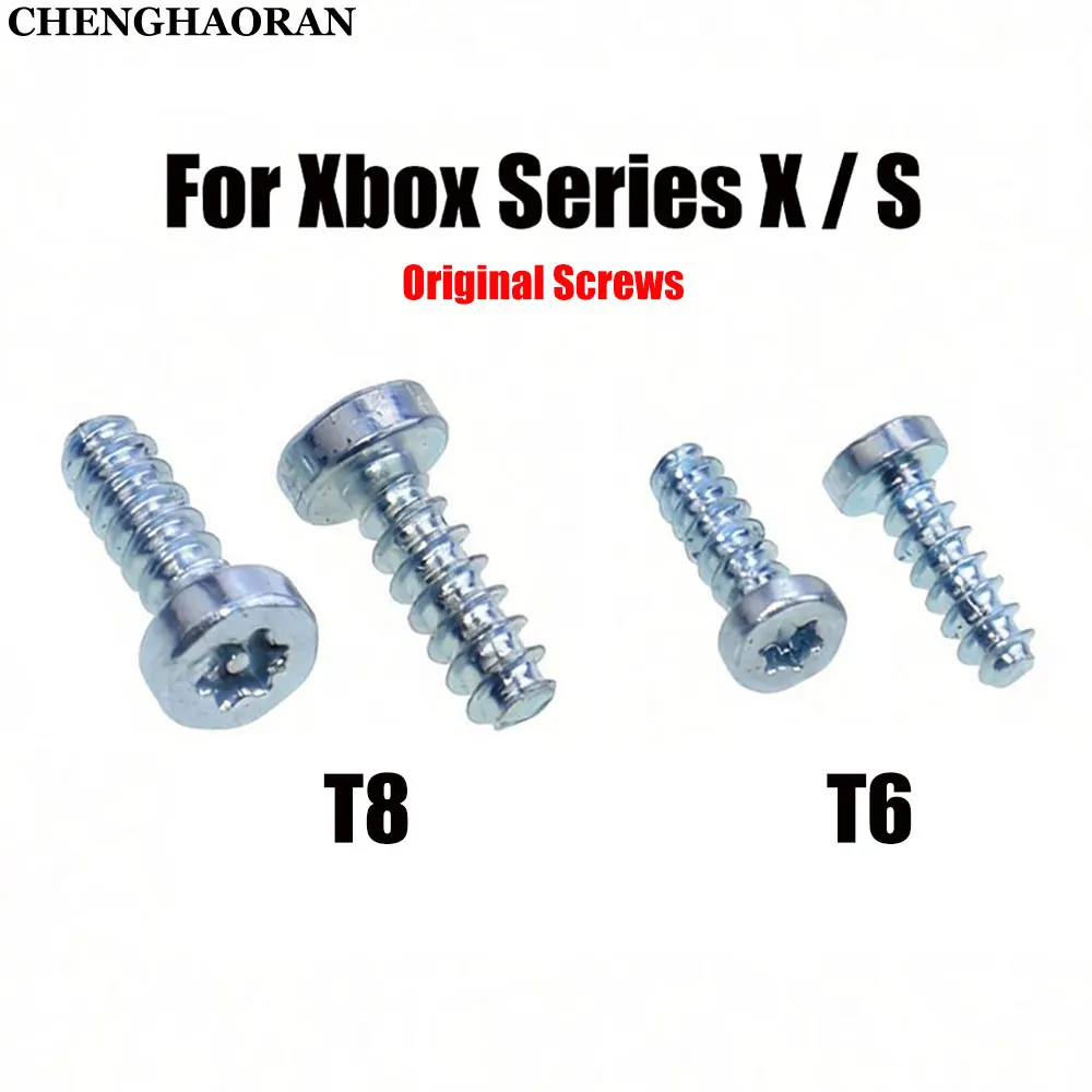 

10PCS Replacement Original T6 T8 Screws For Xbox Series S/X One Slim Controller Handle Screw Torx Security Screws Repair Par