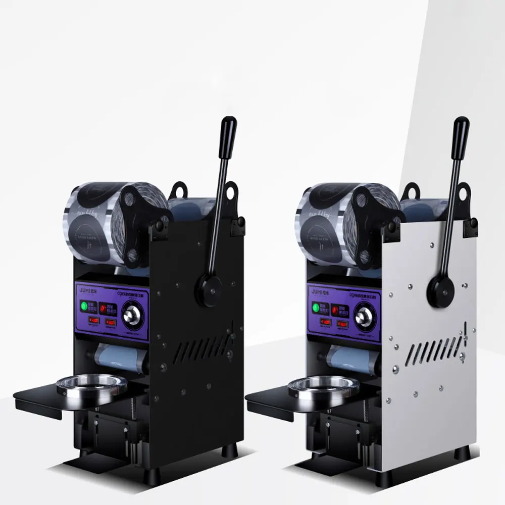 2025 Version Plastic Cup Sealing Machine Manual Cup Film Sealer Sealing Machine Semi-automatic Milk Tea Cup Sealer