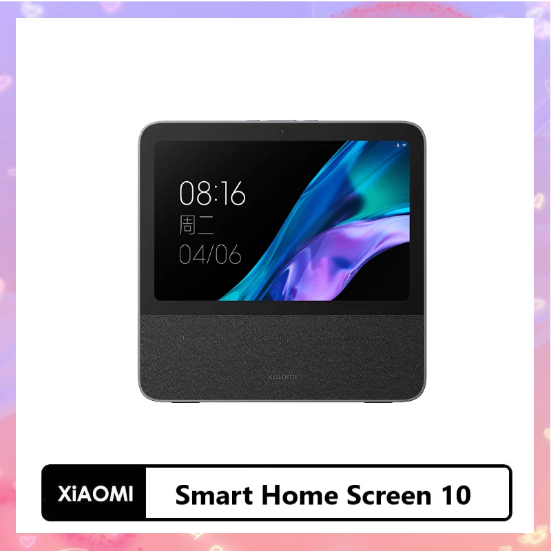 Xiaomi Smart Home Screen 10, умный динамик, сенсорный экран, умный звук, дисплей 10,1 дюйма, XIAO AI, голосовой помощник Xiaomi Smart Home Screen 10, умный динамик, сенсорный экран, умный звук, дисплей 10,1 дюйма, XIAO AI, голосовой помощник