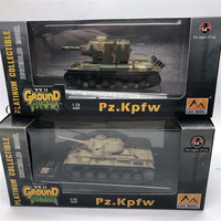 1/72 WWII Germany Pz.Kpfw Heavy Tank German Army Tank Platinum Collectible Assembled Model Finished Model Easymodel Toy