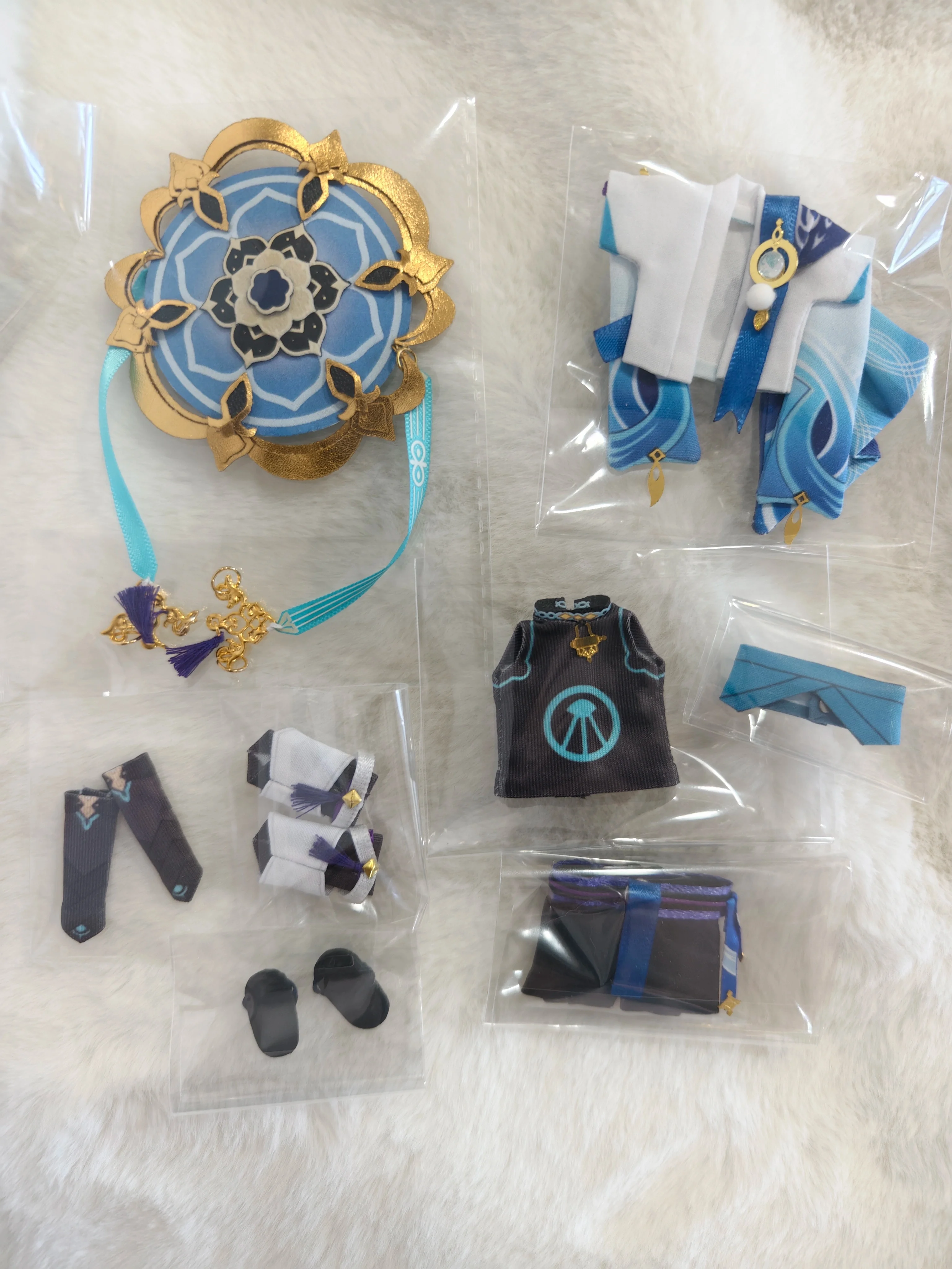 Handgemachte Genshin Impact Scaramouche Kunikuzushi Wanderer Balladeer OB11 MJD BJD Figur Spielzeug Puppenzubehör Puppenkleidung