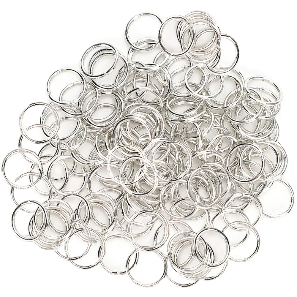 1000pcs Jewelry Tools Silver Jump Rings 7mm Iron Open Jump Ring Jewelry Accessories Keychain Making