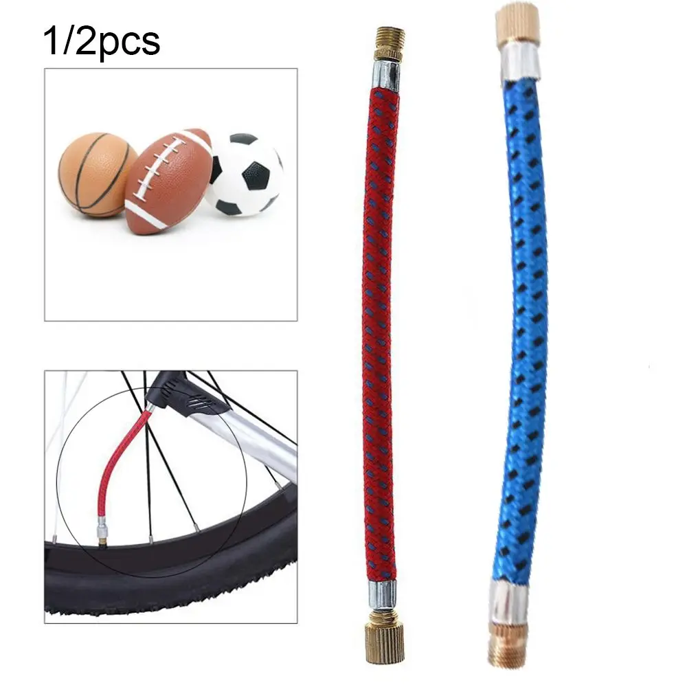 Use150Psi Schrader Pumping Service Parts Portable Tube Pipe Cord Pump Extension Hose Bicycle Pumps Bike Hose Adapter