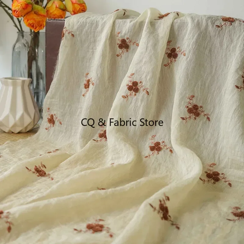 Мягкая трехмерная тюлевая ткань с цветочной вышивкой для одежды, маленькие подтяжки, аксессуары ручной работы «сделай сам»