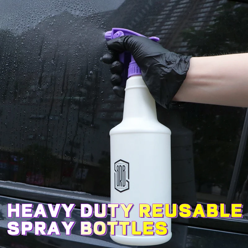 Car Ultra-fine Water Mist Cylindrical Spray Bottle HDPE Chemical Resistant Spray Auto Wash Watering Can, Heavy Duty Spray Bottle