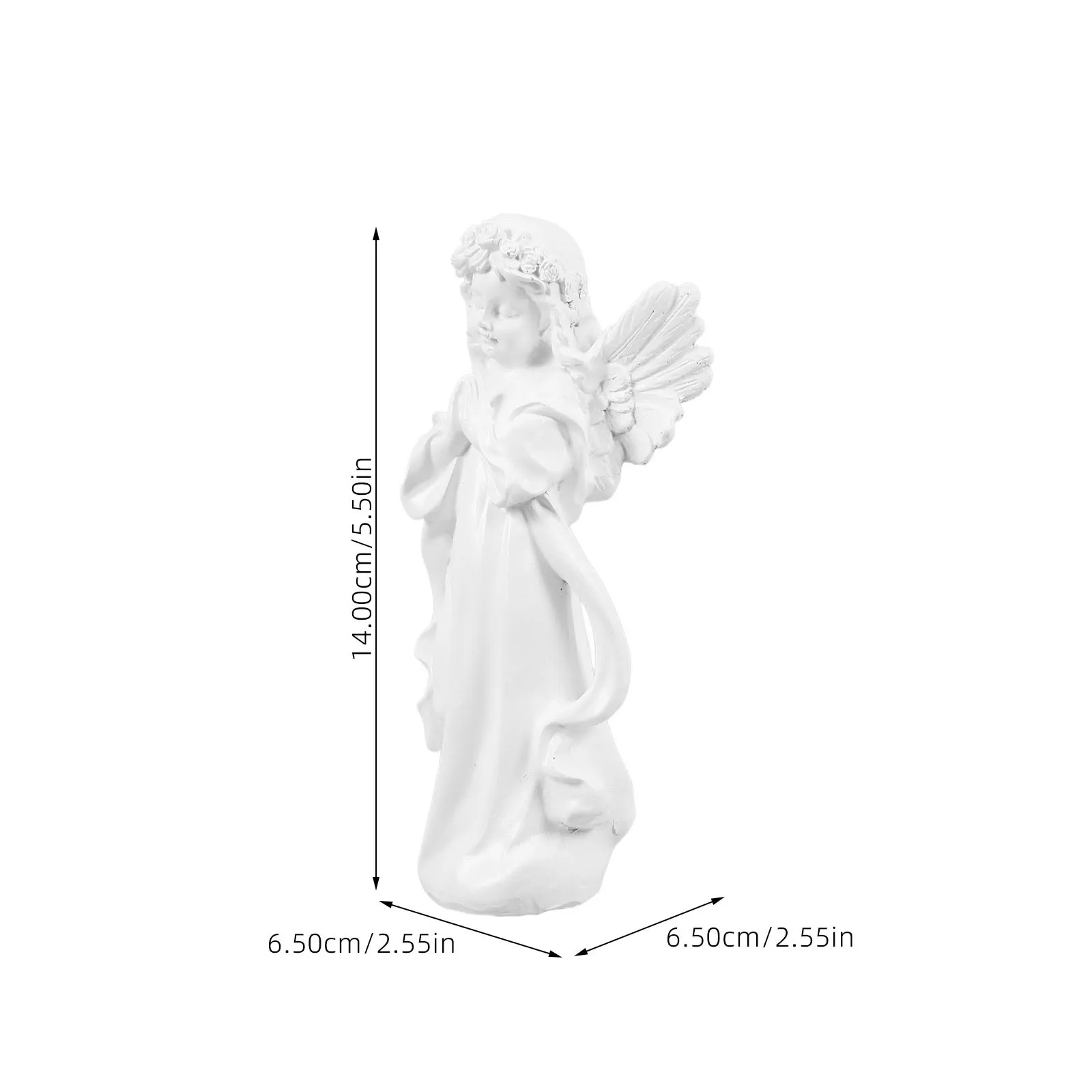 Guardian Angel Desktop Ornament: A Luminous Touch of Serenity thumbnail