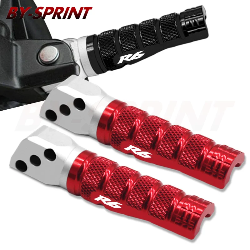 

Passenger Footrest Foot Pegs For Yamaha R6 YZFR6 yzfr6 2015-2019 2020 Motorcycle CNC Aluminum Rear Pedal Blue Black Red