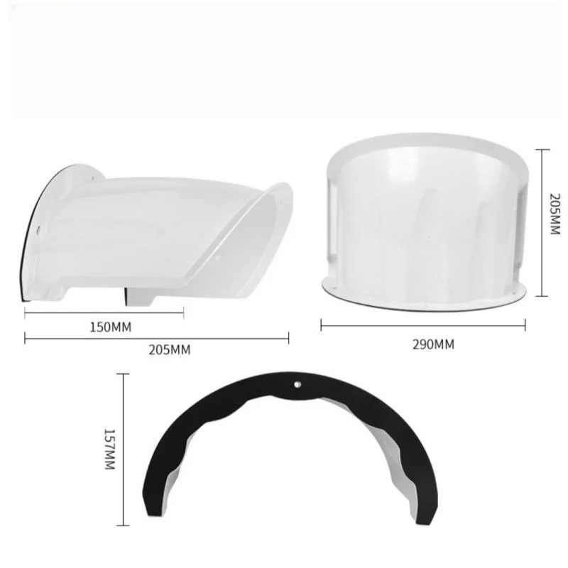 Unit Protective Case for CCTV Turret Cameras, Waterproof and Rainproof