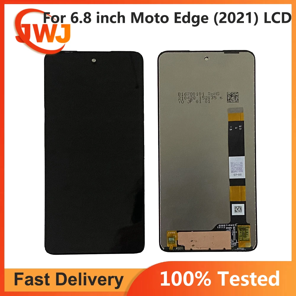 

6.8" Original For Moto Edge (2021) XT2141-1 LCD Display touch panel Digitizer Assembly For Moto Edge 2021 Moto G200 5G Screen