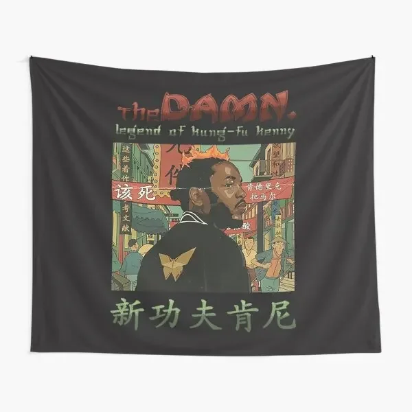 Kung Fu Kenny T Shirtthe Legnd Of Kung F  Tapestry Bedroom Printed Decoration Living Colored Home Decor Mat Wall Beautiful