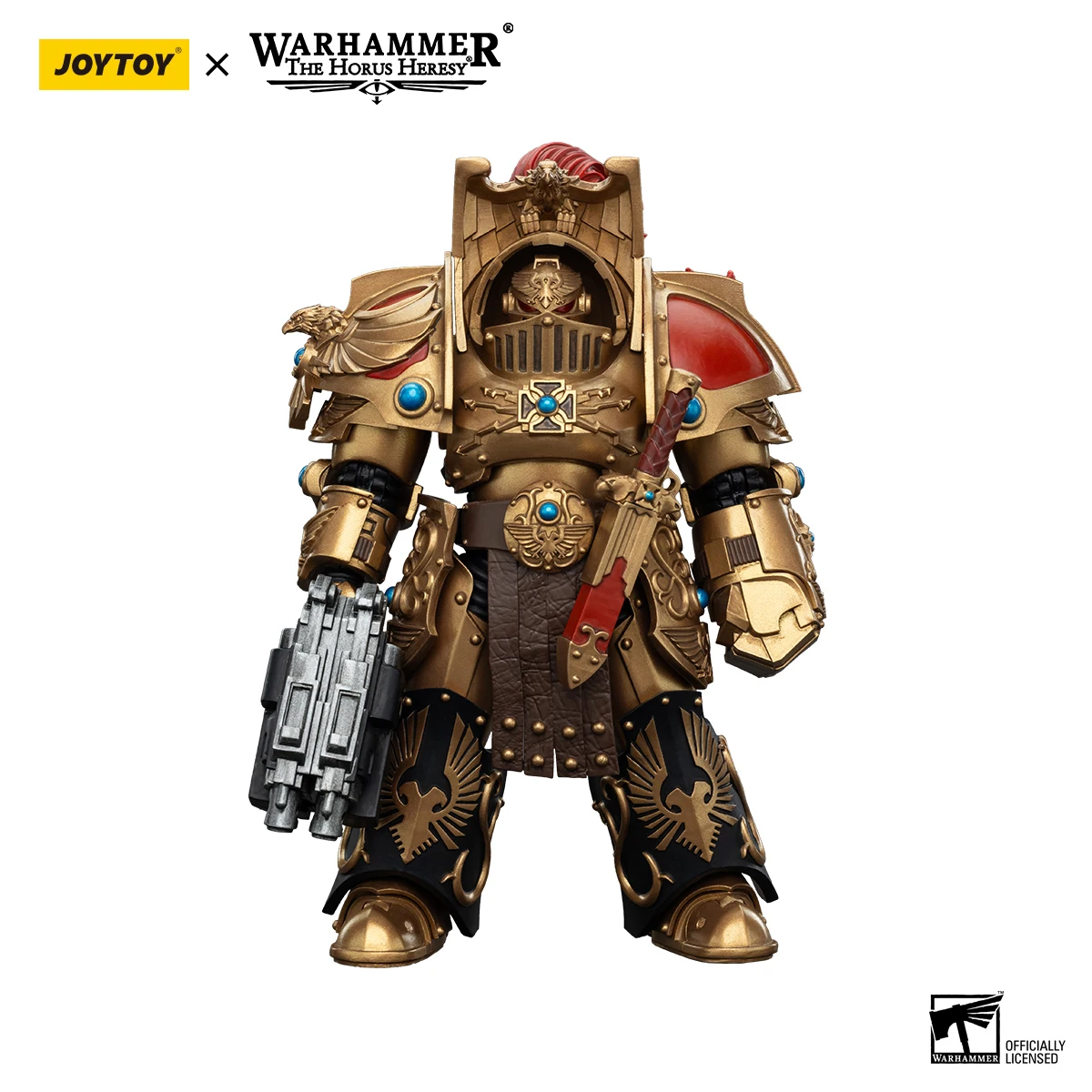 JOYTOY Warhammer 30K 1/18 figurines d'action Legio Custodes Aquilon Terminator Squad 3 pièces modèle militaire Anime