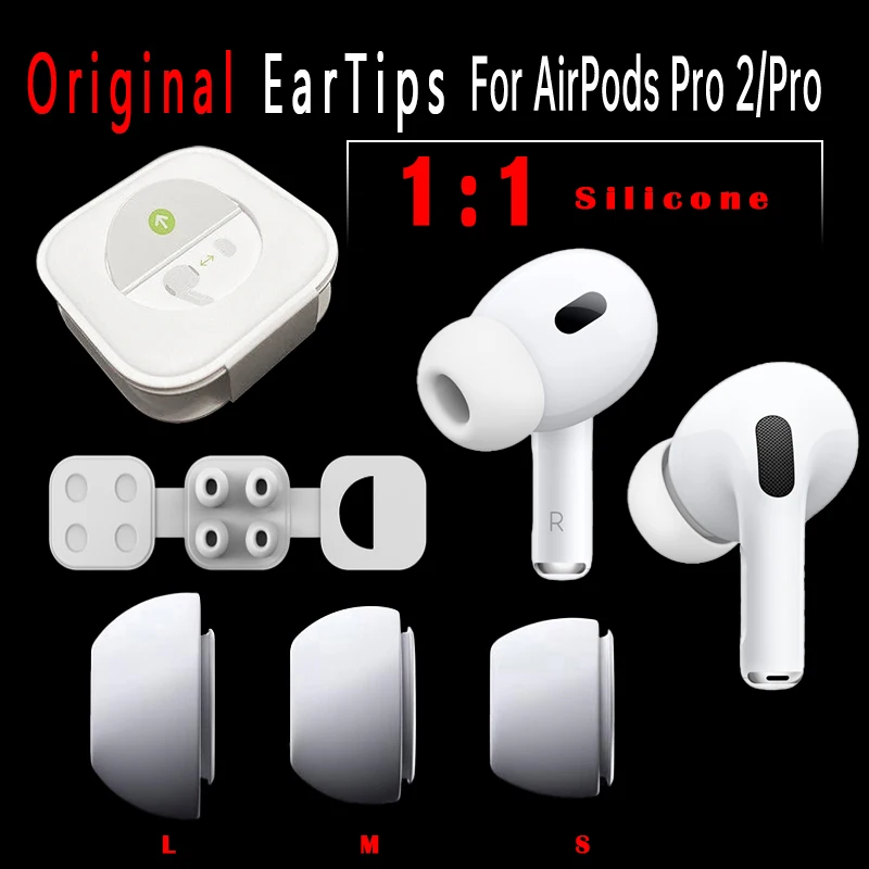 Original Silikontipps für AirPods Pro 2 – Der ultimative Komfort und Schutz für deine Ohrstöpsel