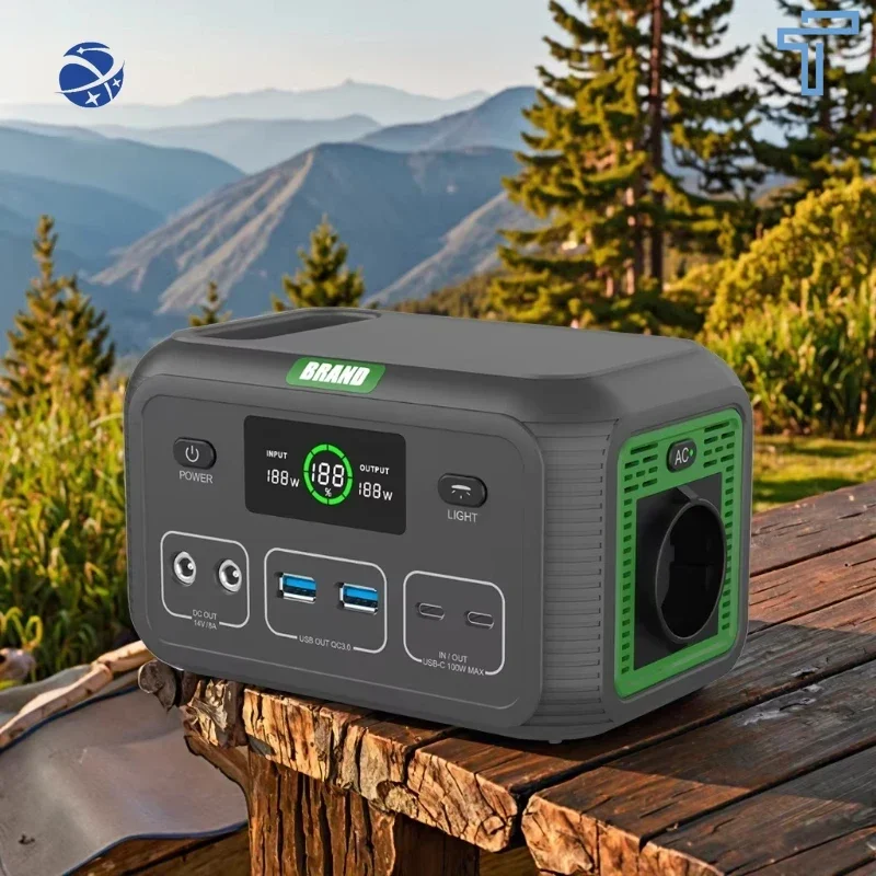 

Lifepo4 Energy Storage Notebook Laptop Outdoor Emergency Power Station Eu 150W 100W Ac Portable Power Bank Solar Generator