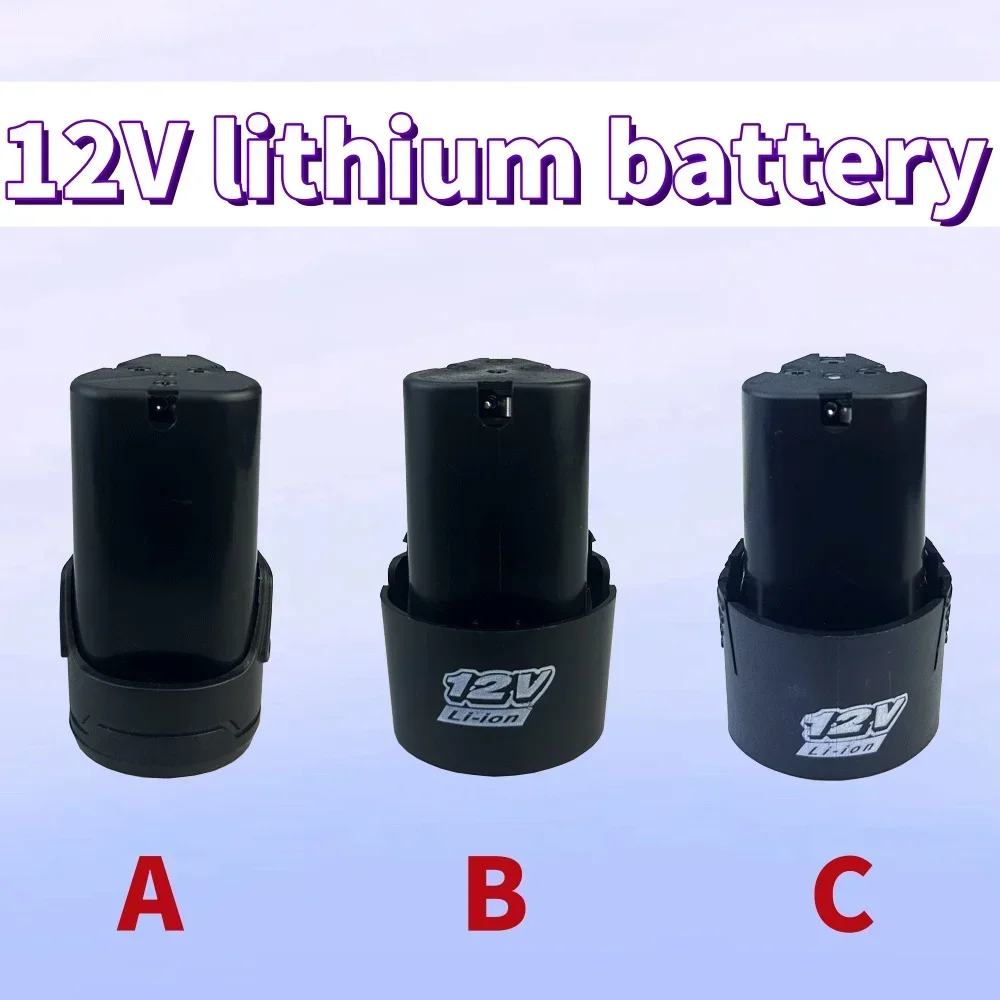 100% แบตเตอรี่ลิเธียม Li-ion 12V 6200mAh ชาร์จไฟได้สำหรับเครื่องมือไฟฟ้า Bor listrik แบตเตอรี่ไขควงไฟฟ้า