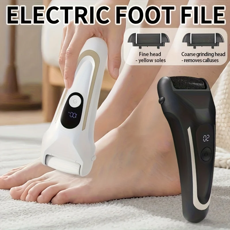 

USB Rechargeable Electric Callus Remover Pedicure Tool - Foot File for Dead Skin Heel Cracked Feet Skin Care