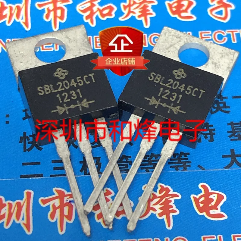 10PCS/Lot SBL2045CT  TO-220 45V 20A  Imported Original Best Quality In Stock Fast Shipping