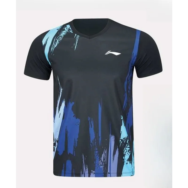 New Table Tennis Sportswear Badminton Short-sleeved Tops Competition Suits T-shirts Breathable Sweat-absorbent Deodorant