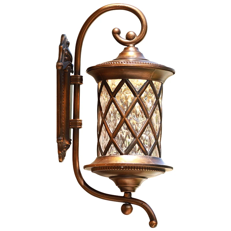 

Solar outdoor waterproof wall lamp European balcony exterior wall lamp outdoor retro villa garden gate courtyard lamp