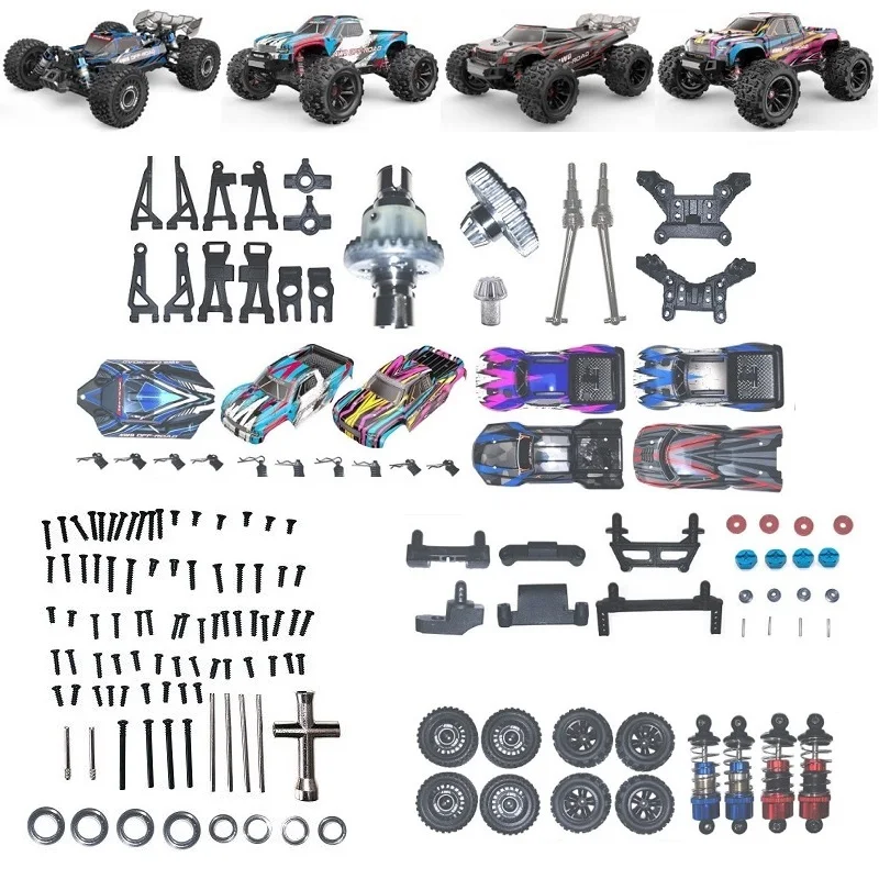 MBread-Pièces universelles de voiture télécommandée, écrou de roulement à vis, bras oscillant union, siège en C de direction, 16207, 16208, 16209, 16210rc