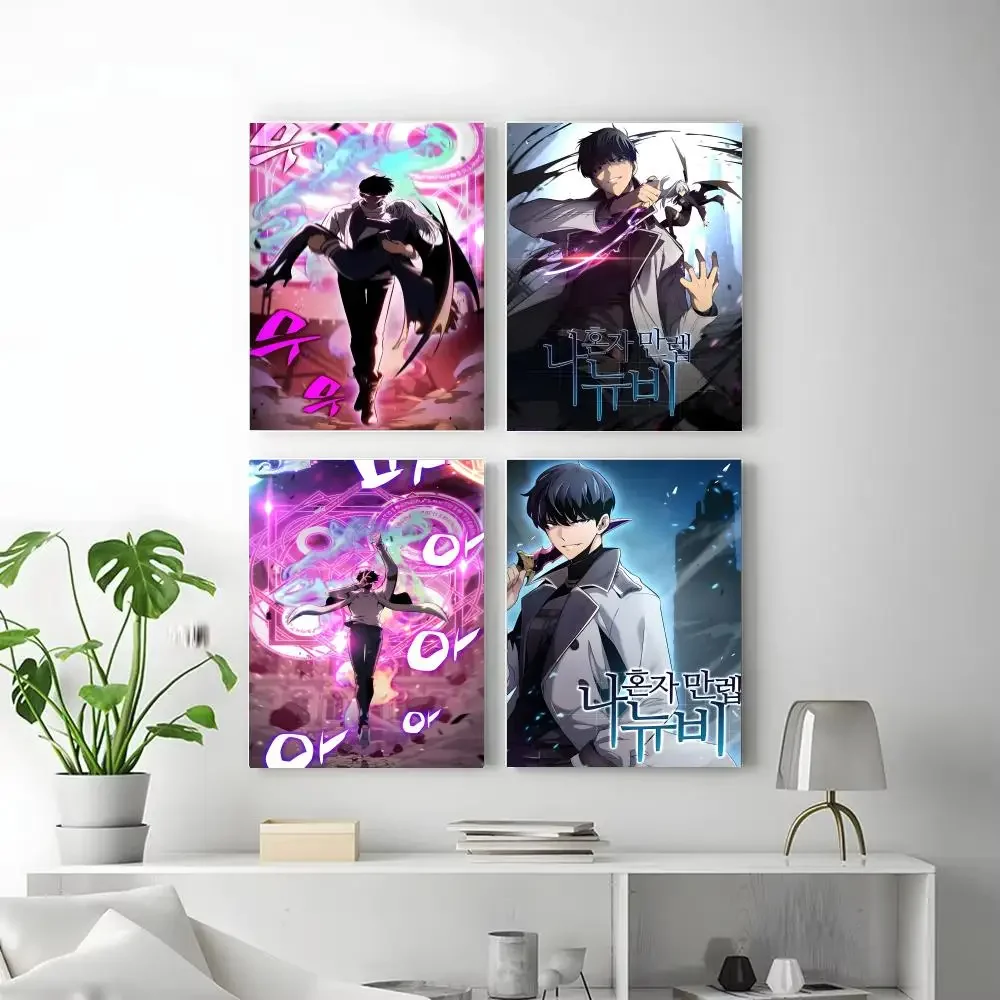 Fantasy M-Max Level Newbie Poster Wall art print art suitable for living room bedroom bar parlor home decor gift