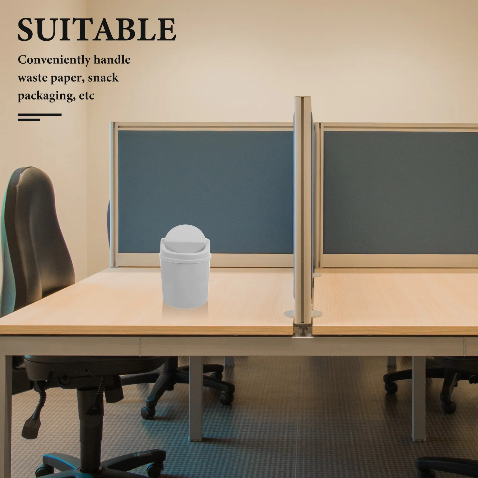 

Mini Desk Trash Can 2L Compact Swing Lid Small Desktop Garbage Office Bedroom Vanity Container Tiny Trashcan Mini Trash Cans