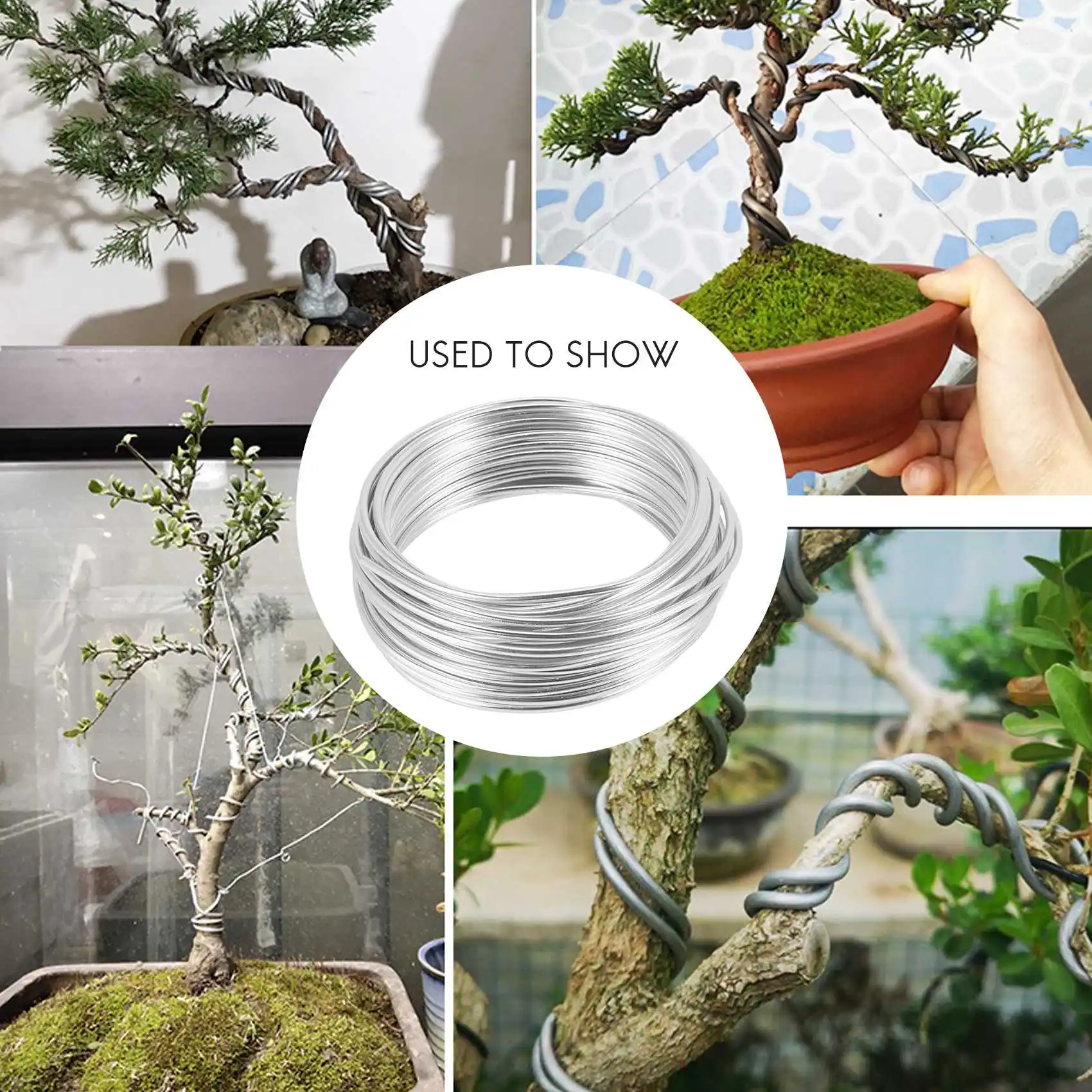 3mm Aluminium draht 10m handwerklicher Silberdraht für die Schmuck herstellung Ton modellierung Bonsai und Modell