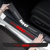 Auto Door Sill Carbon Fiber Car Sticker Protector Strip Tailgate Waterproof Protect Film For MG HS ZS MG5 MG6 TF GT Accessories