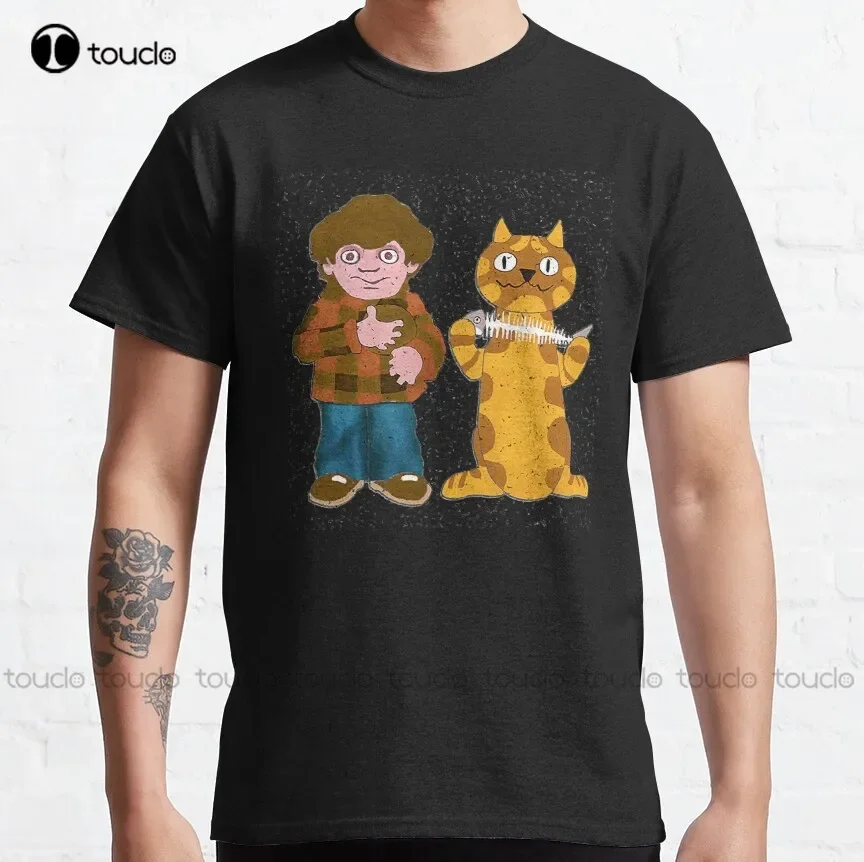 Charlie Says 1970S British Nostalgia - Charley Says And Cat T Shirt - Charley Says Classic T-Shirt Cute Shirts Xs-5Xl Classic