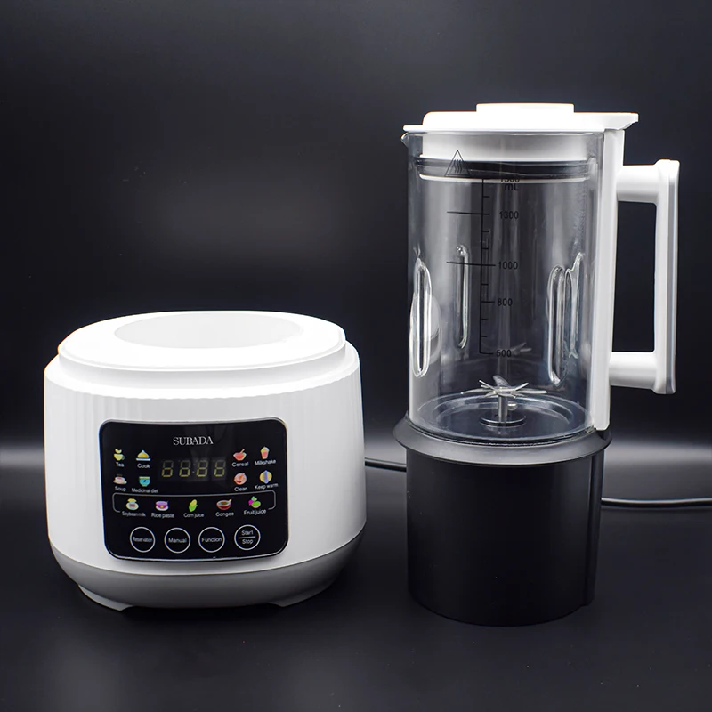 Macchina per il latte di noci multifunzionale Macchina per il latte di soia personalizzata in acciaio inossidabile Base per piante di latte di soia di mandorle Piccolo elettrodomestico da cucina