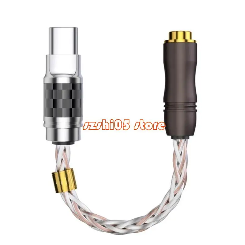 781E Stereod Tipo C maschio a 3,5 mm/2,5 mm Cavo adattatore per cuffie per sedute per carico