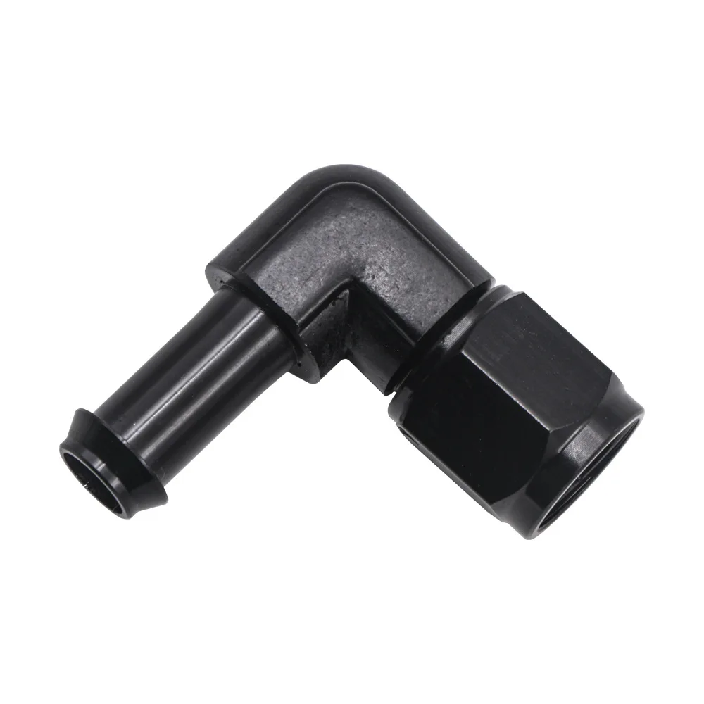 

Car Oil Cooling Joint AN6 Female Internal Thread Swivel Barb Fittings 90 Degree Oil Pipe Joint Aluminum alloy Elbow Adapter