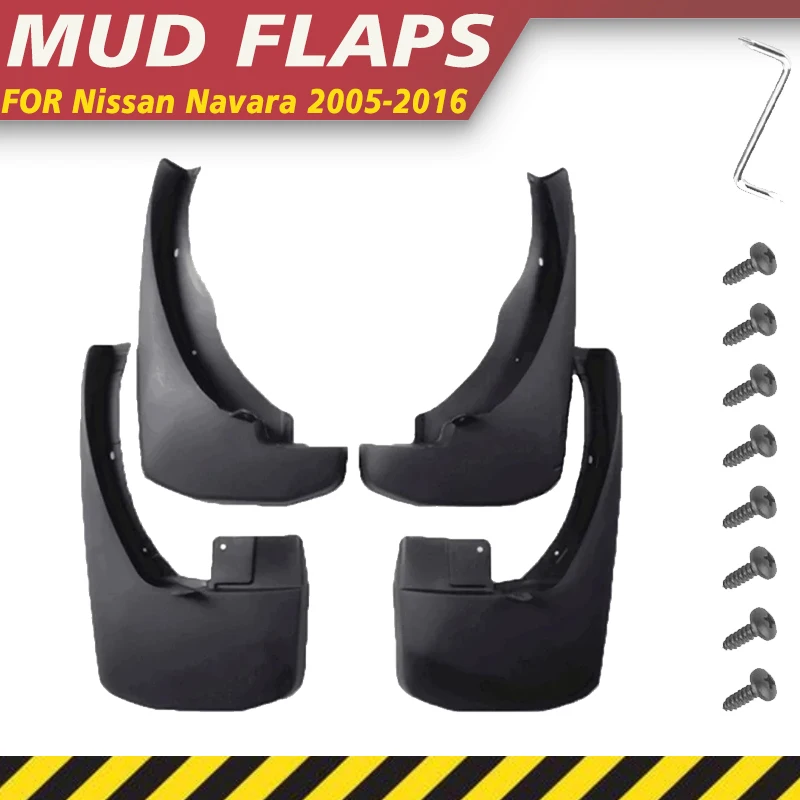 

Mudguard For Nissan Navara Frontier Brute D40 2005-2016 Mudflap Fender Flare Mud Flap Splash Guards Cover Wheel Parts Accessorie