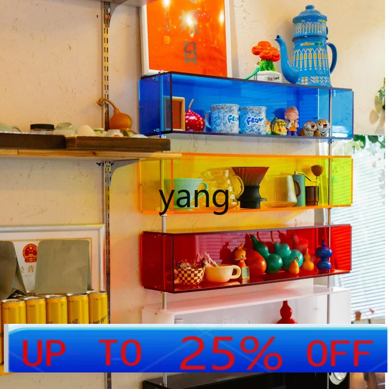 

CX acrylic color cup holder transparent porch storage living room rack