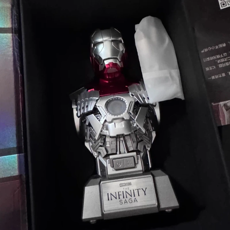 

Marvel Iron Man M5 Bust Thor Hammer Bluetooth Speaker Collectible Figurine Creative Simple Multi-Functional Practical Design