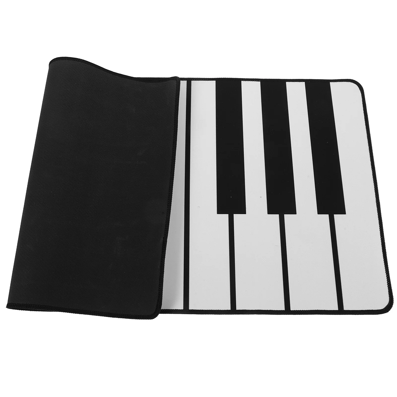 

Black White Piano Keyboard Mouse Pad Extra Large Smooth Microfiber Desk Mat for Keyboard and Mouse Office Study Gaming