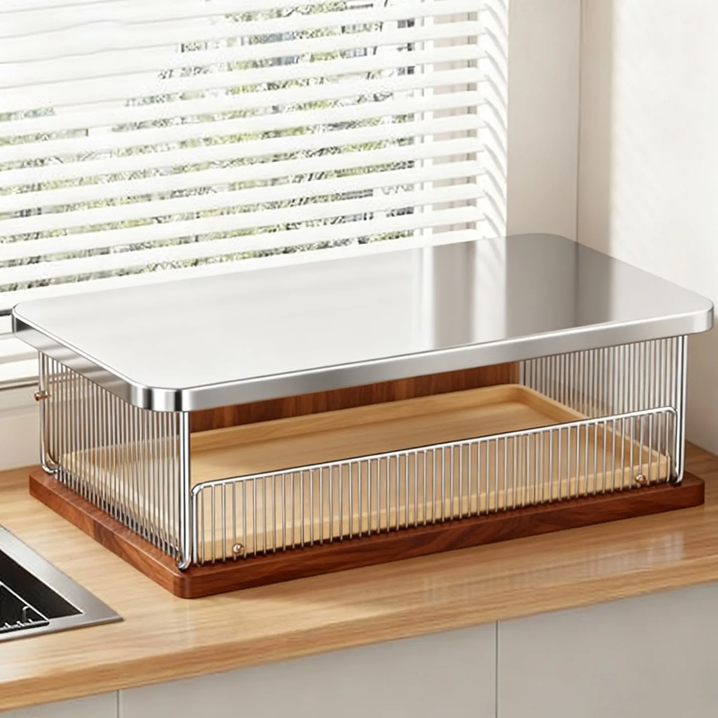 home-desktop-drawer-style-storage-rack-coffee-machine-cup-holder-stand-table-surface-elevator-bracket-coffee-accessories