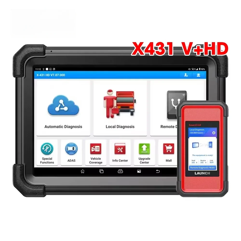 Professional Launch X431 V+ SmartLink HD Hd3 V For 24V Heavy Duty Truck OBD2 Full System Car Diagnostic Tool Automotriz Scanner