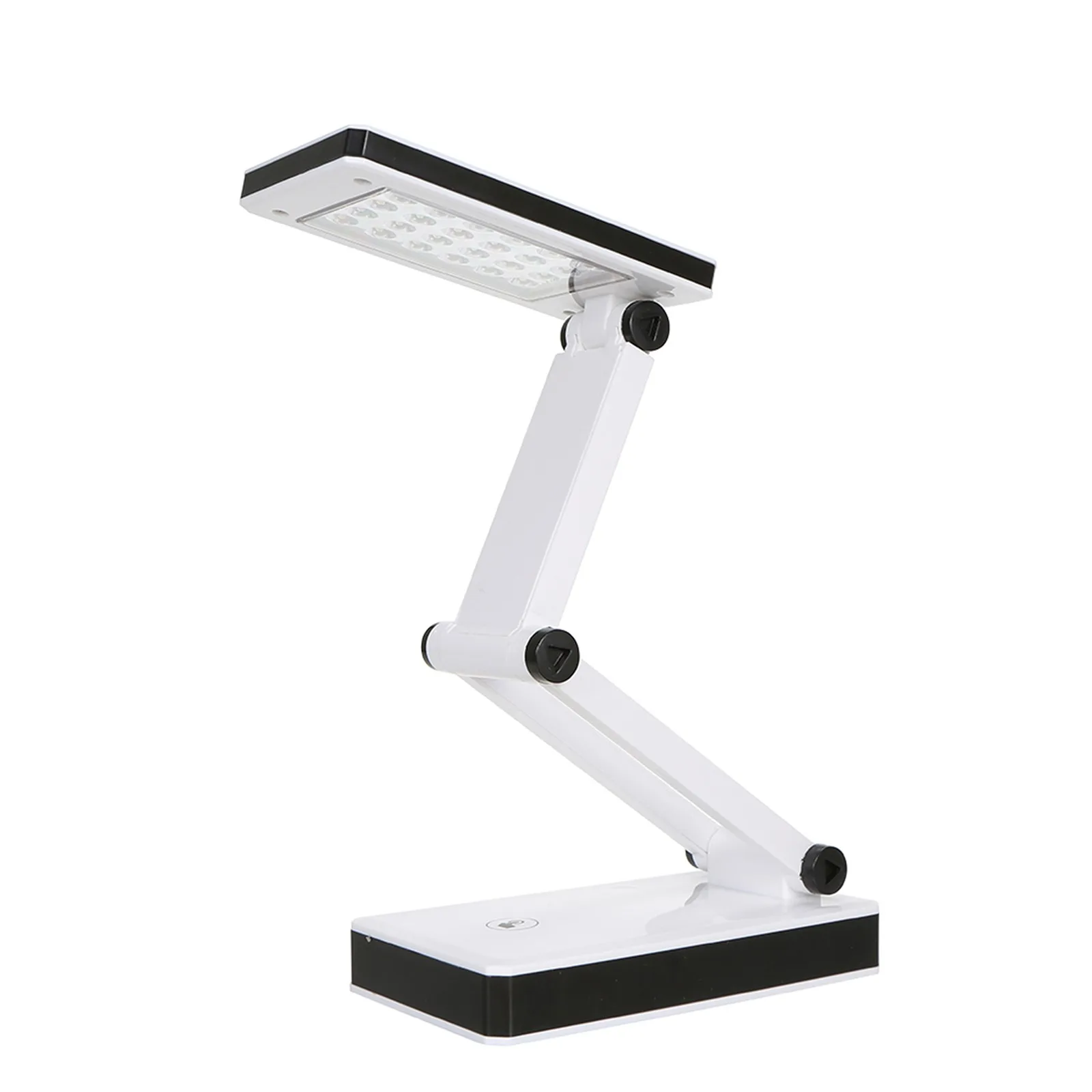 Portable Foldable Desk Lamp Compact Reading Lamp 24 LED Table Lamp USB/Battery Powered Desk Light Touch Dimming Book Lamp