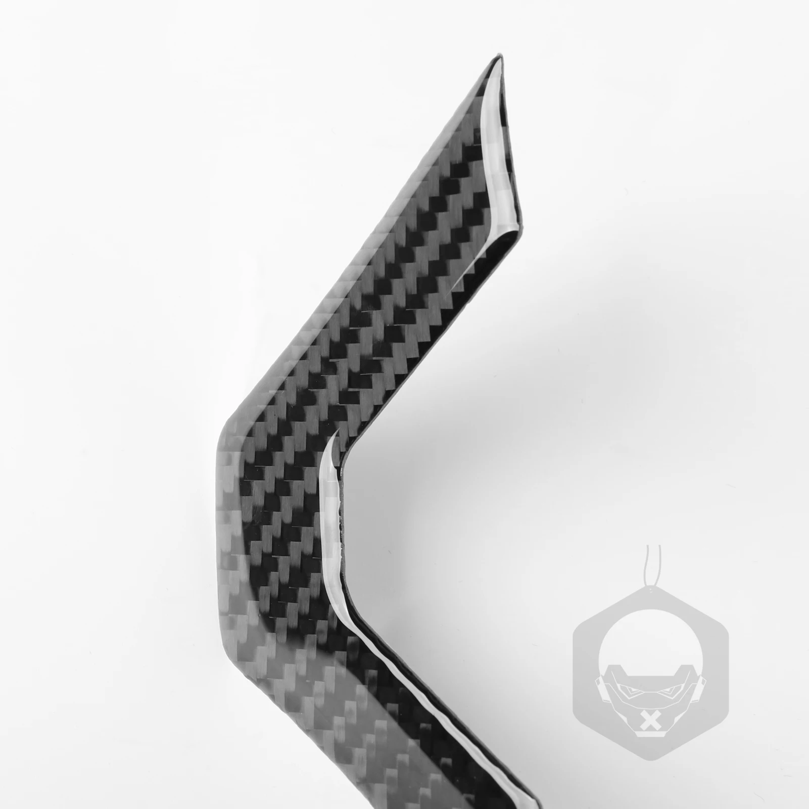 For Tesla Model 3 Highland Model Y 2023-2026 Real Soft Carbon Fiber Car Interior Steering Wheel Lower Decoration Panel Cover