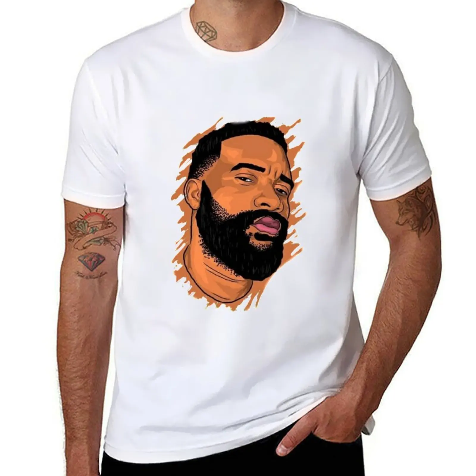 

Fally Ipupa T-Shirt man t shirts cotton cotton t shirts high quality T-Shirt