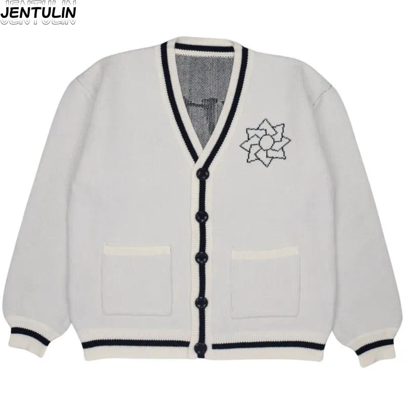 

Harajuku Oversized Pullover Men Clothing Black Aesthetic Sweater Y2K Winter Graphic Streetwear Long Sleeve Tops Vintage Clothing