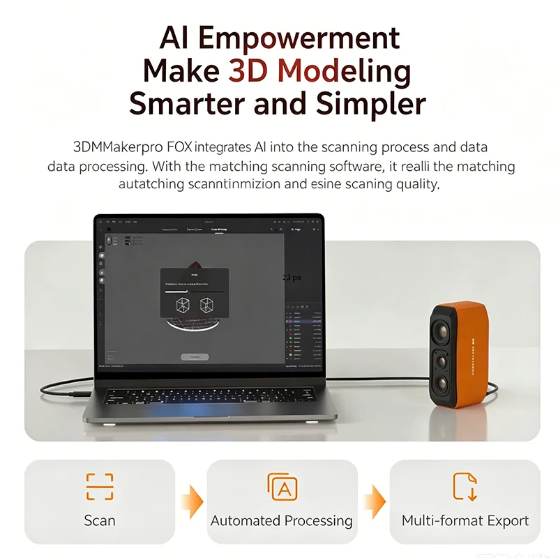 3DMakerpro 3D-сканер Fox, сред – обзор и цена 3D Printing Software