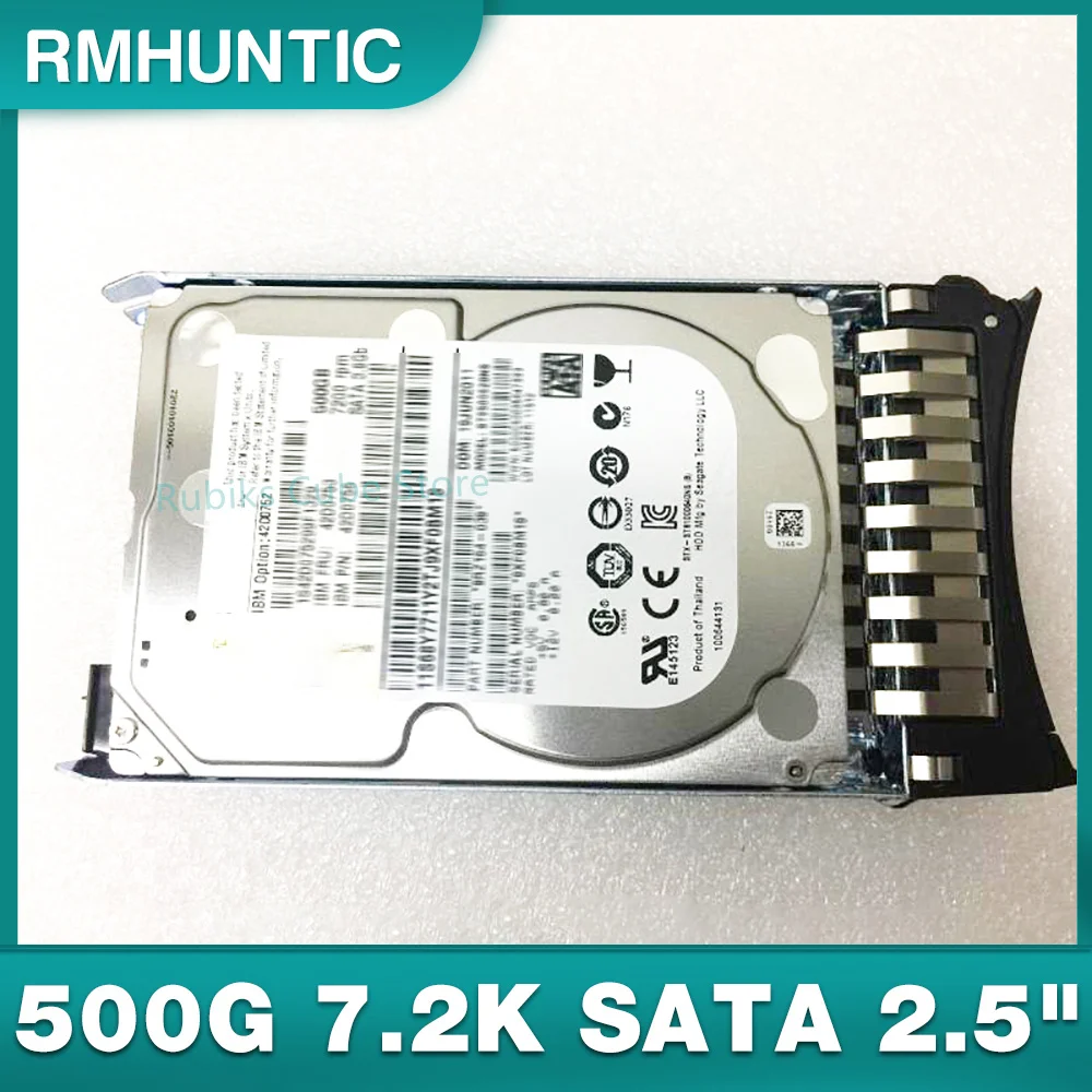 

For IBM Server Hard Disk X3500 X3400 M2 M3 M4 SATA FRU 42D0753 500G 7.2K SATA 2.5"