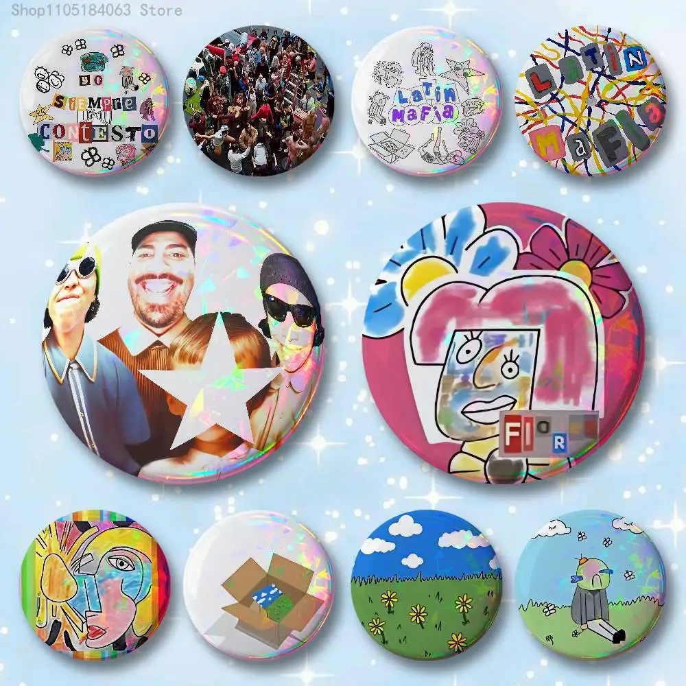 

LATIN MAFIA 32mm 58mm 75mm 44mm 25mm Anime Badges Brooches DIY Pins Decorations Birthday Gifts