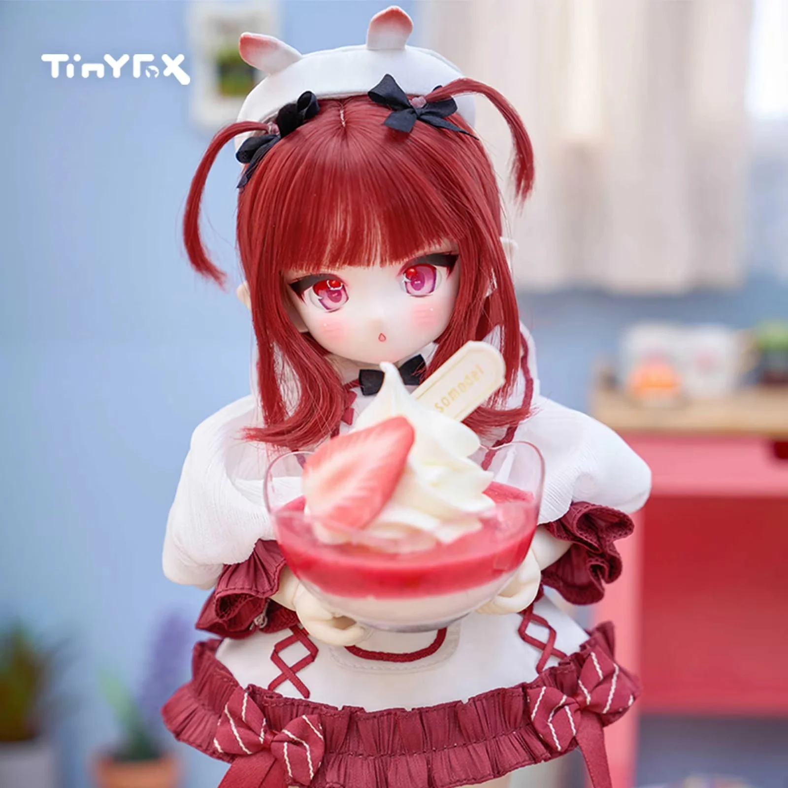 Original Tinyfox 1/6 Octopus Chef Piercy Mjd Mobile Joint Doll Bjd Action Figure Kawaii 1/6 2d Children Christmas Birthday Gifts