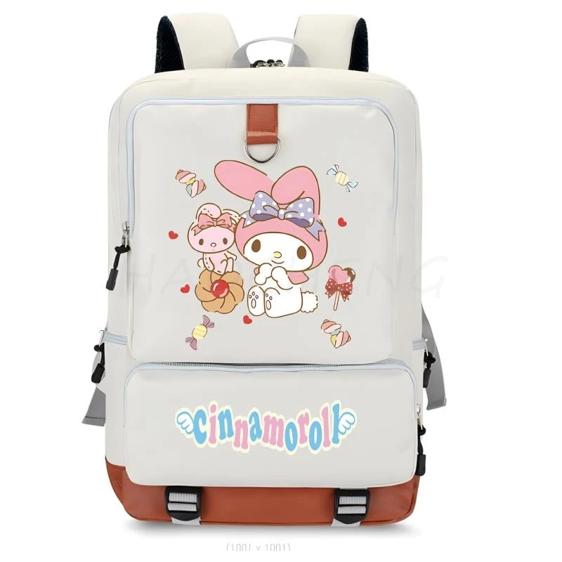 Hot Sanrio Cinnamoroll Backpack Student School Shoulder Bag Business Multifunctional Large Capacity Computer Bag Travel Backpack