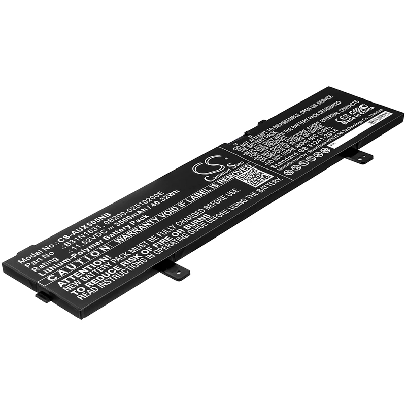 

Сменная батарея для Asus F505ZA, F505ZA-BQ117T, F505ZA-DB31, Vivobook 15, VivoBook 15 F505Z, VivoBook 15 X505B